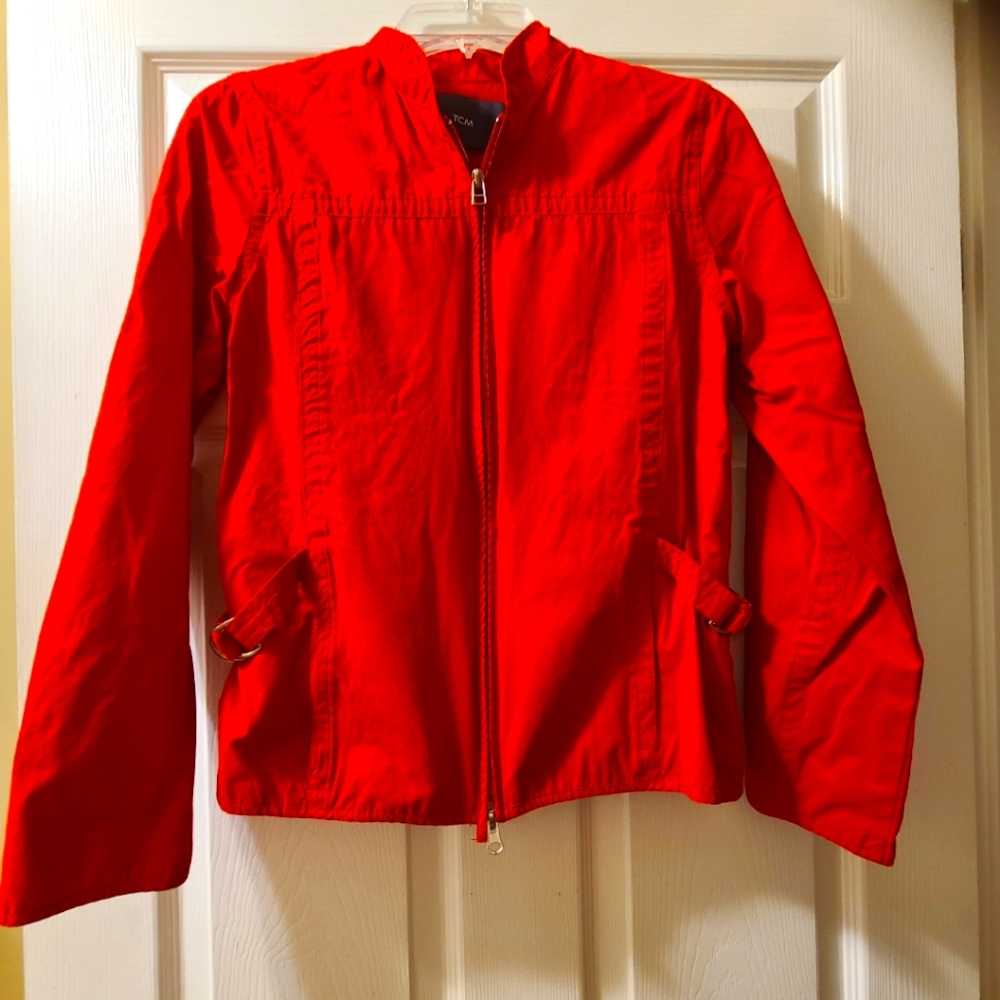 Light red jacket from TCM